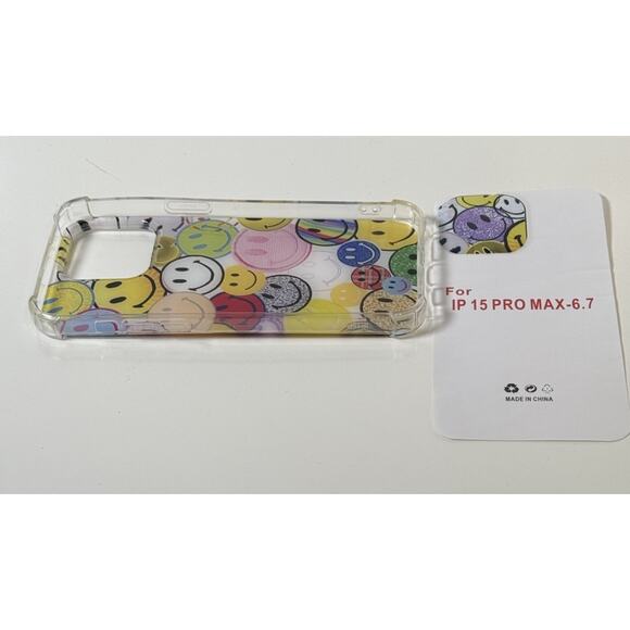 Iphone 15 Pro Max New Jelly Case With Magsafe, Smiley Faces, Multi Color, 81-05 - Picture 4 of 9